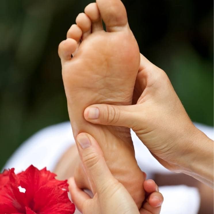 Reflexology foot treatment at Active Health Clinic Glasgow