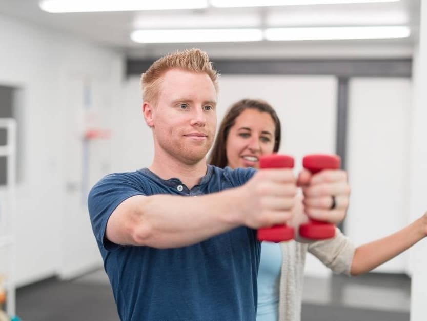 Rehabilitation treatment for a gym injury at Active Health Clinic Glasgow